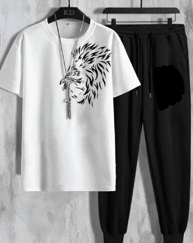 Men's Micro Polyester Printed Shirt And Trouser