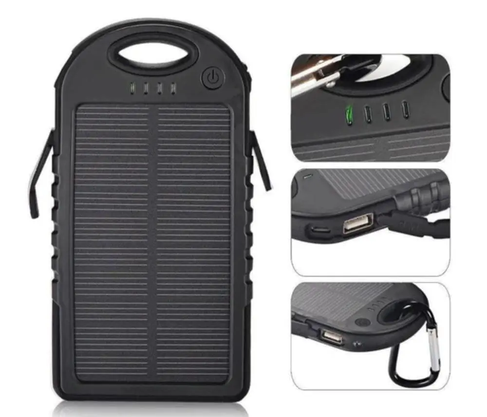 5000mAh Solar Power Bank
