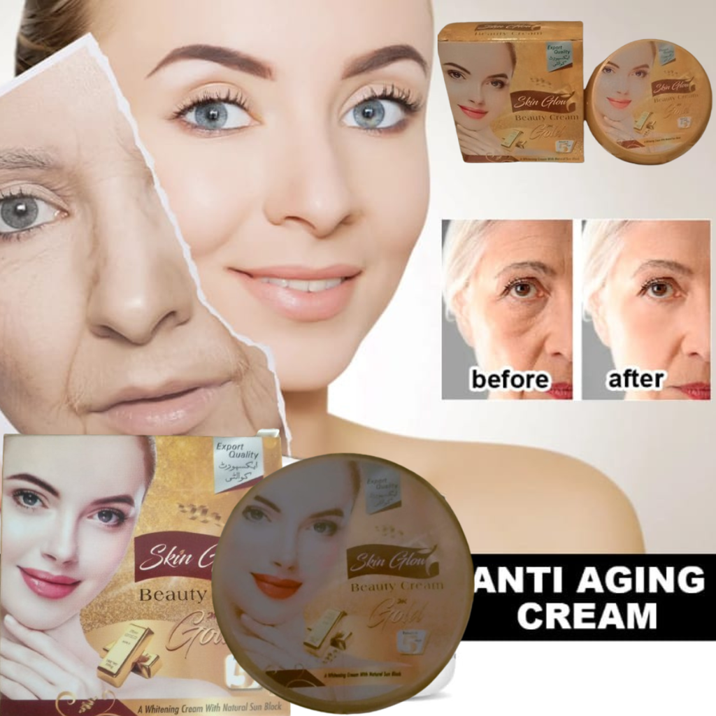 Girls Skin Gold Cream Export Quality With Natural Sun Block Extreme Strong Whitening Emulsion Ultra Plus | Brightening and Whitening Night Cream | Beauty Face & Body | White Ultra-Strong Whitening Solution For Face & Body