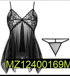 Net Short Nighty, Black