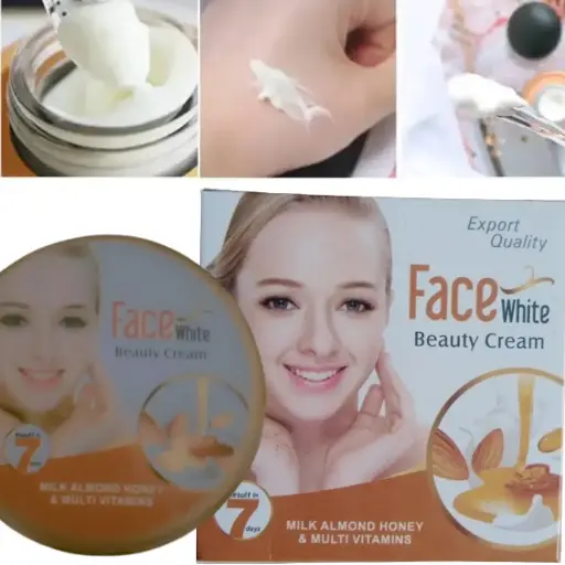 Export Quality Girls Skin Cream with Whitening Milk, Almond, Honey & Multi-Vitamins | "Radiant Glow:  for Brightening & Whitening | See Results in 7 Days! |White Ultra-Strong Whitening Solution For Face & Body