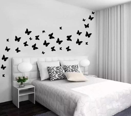 Set Of 60, 3D Butterfly Wall Decorations