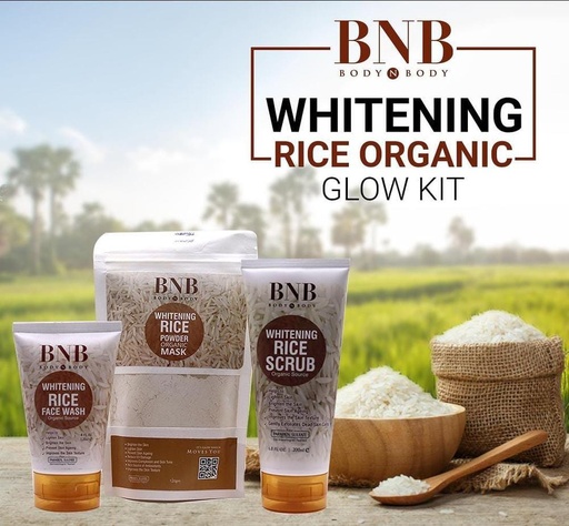 Organic Rice Glowing Facial Kit
